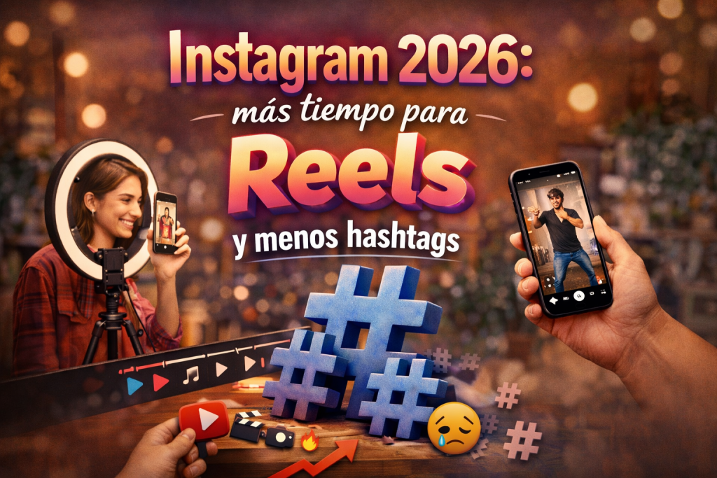 Instagram 2026: más tiempo para Reels y menos hashtags - Sync Beat Magazine